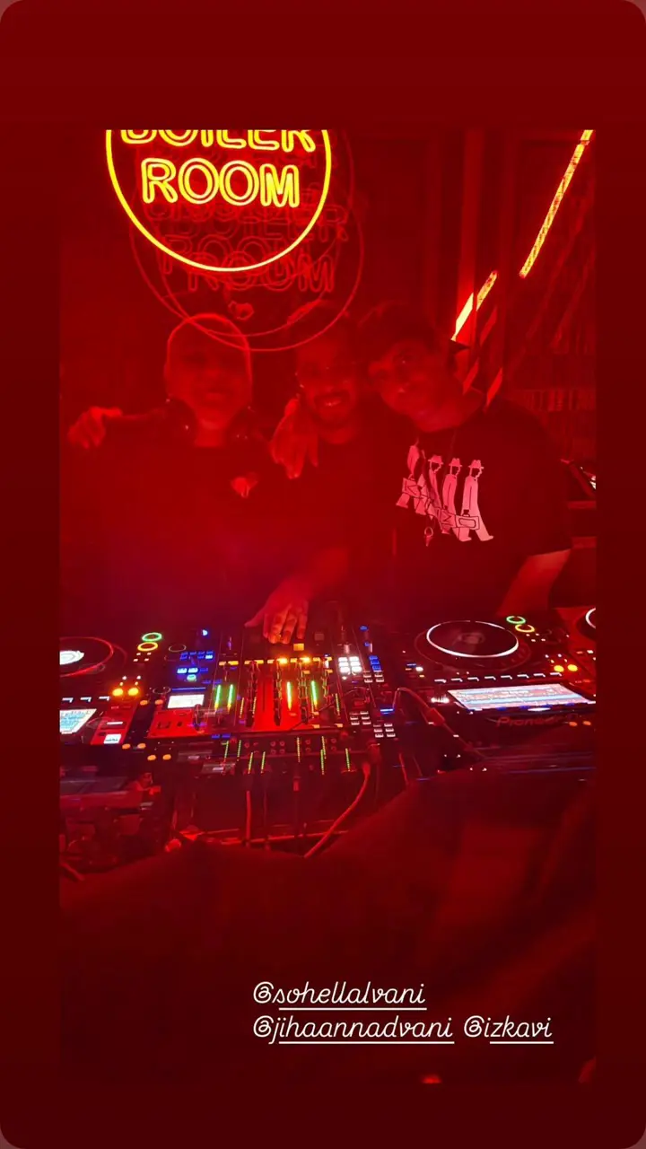 Behind the decks at Boiler Room